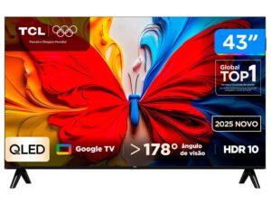 Smart TV TCL QLED 43 Full HD Google TV 43S5K