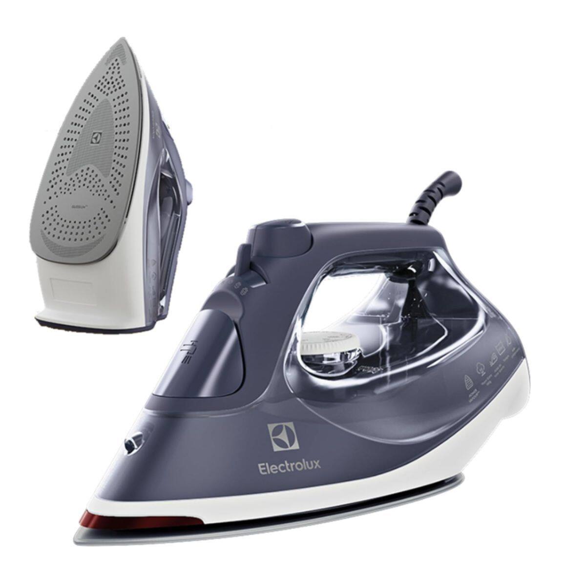 Ferro De Passar A Vapor e seco Electrolux ESI60 110v Azul Experience Care Base Cerâmica