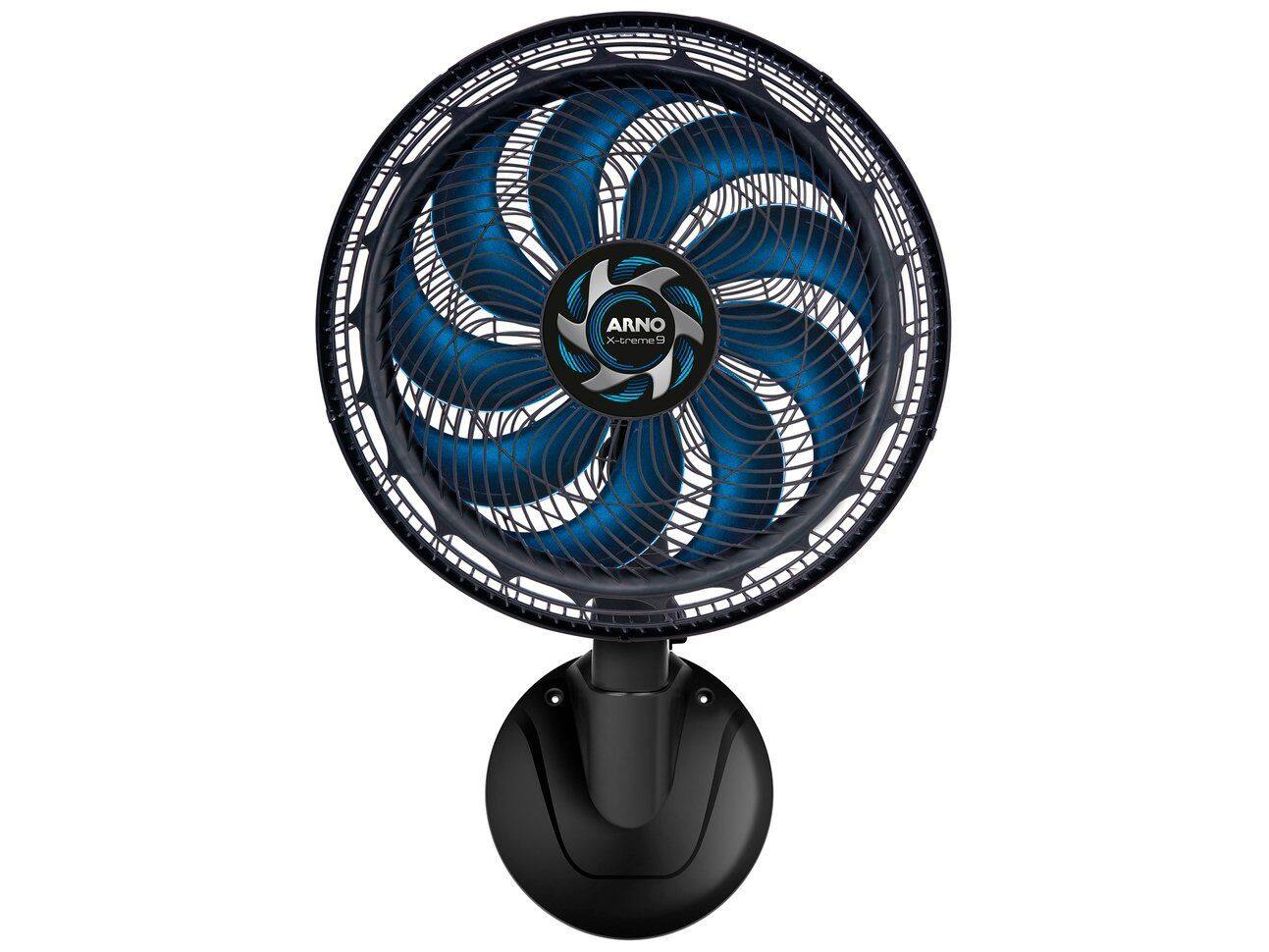 Ventilador de Parede Arno VE9P X-treme 40CM 9 Pás Preto 127V