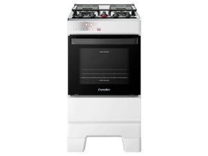 Fogão Ideal Top 4 Bocas Automático Mesa de Inox Bivolt Esmaltec