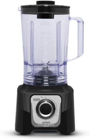 Liquidificador Power Max 1200W Limpa Fácil 3,1L Preto LN78 127V