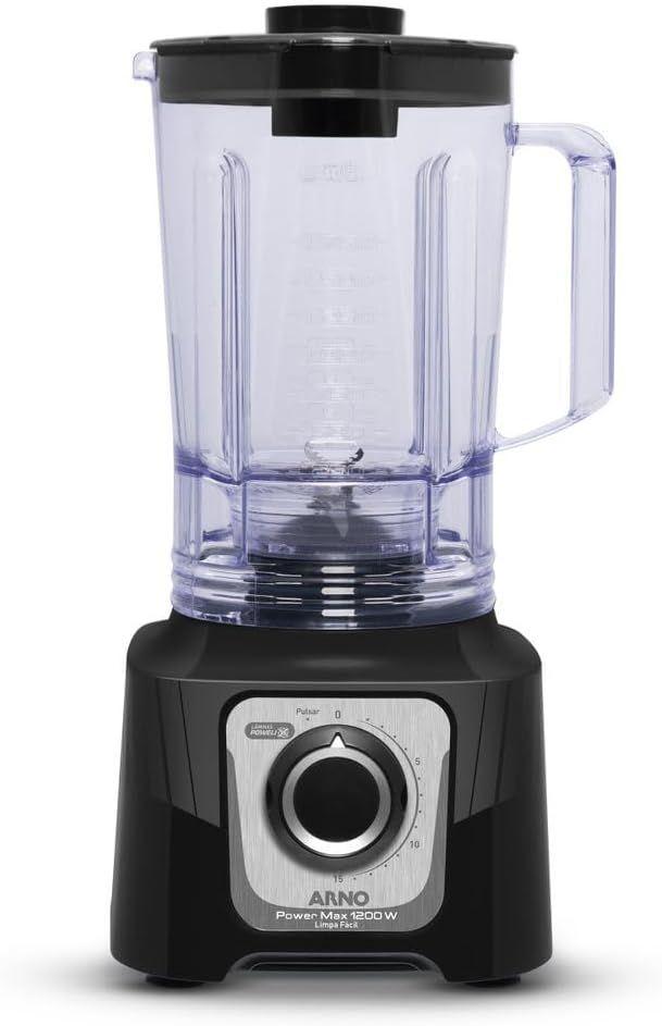 Liquidificador Power Max 1200W Limpa Fácil 3,1L Preto LN78 127V