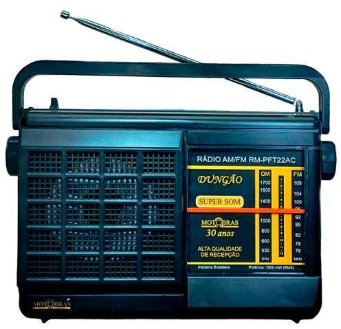 Rádio Portátil Motobrás RMPFT22AC 2 Faixas AM/FM 1W