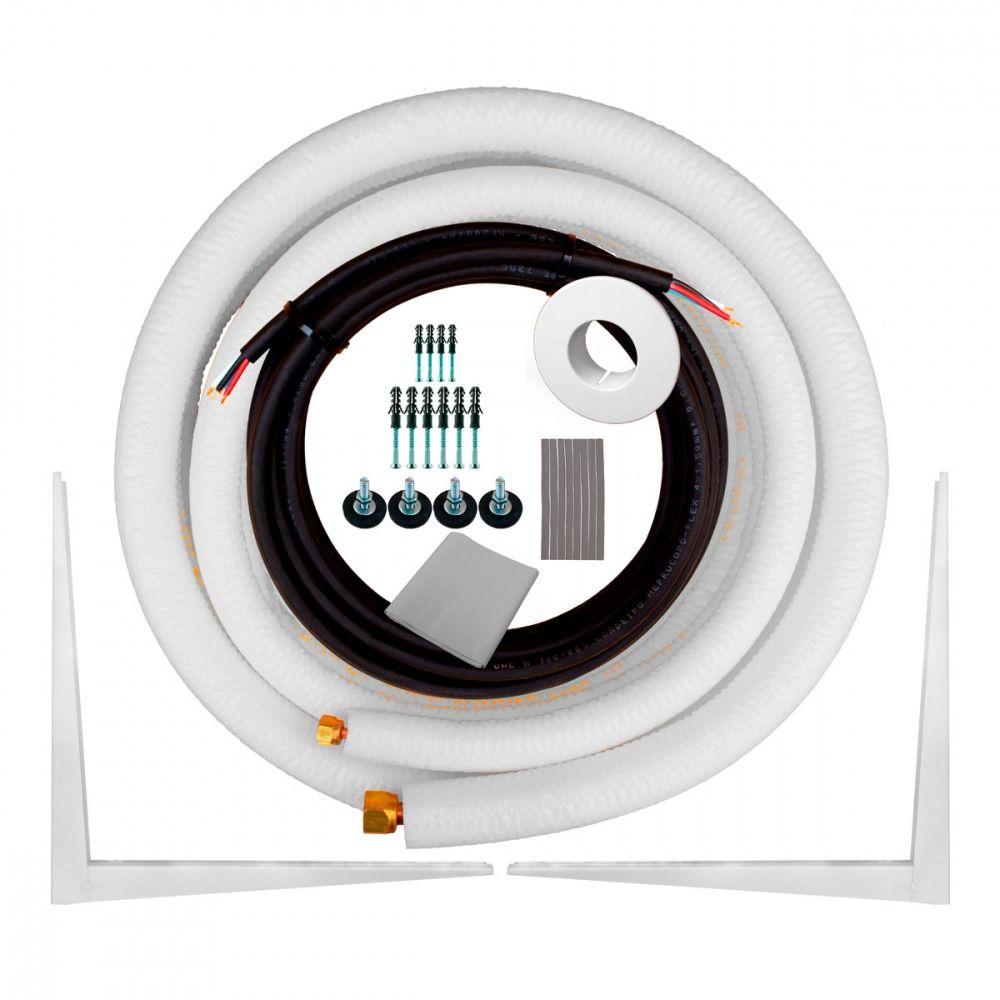 Kit de Instalação Ar Condicionado Hulter 1/4" 5/8" 18.000 á 22.000 BTUs HT118223MPR