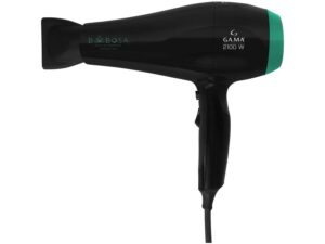 Secador de Cabelo Gama Babosa Ceramic Íon Antifrizz Motor AC Profissional 127v Preto/Verde
