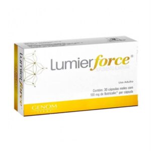 LUMIER FORCE 30 CAPSULAS MOLES GENOM - Suplemento Alimentar