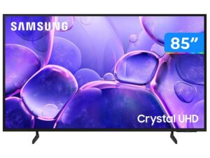 Smart TV Samsung 85" Crystal UHD 4K U8600F Wi-Fi Bluetooth - UN85U8600FGXZD