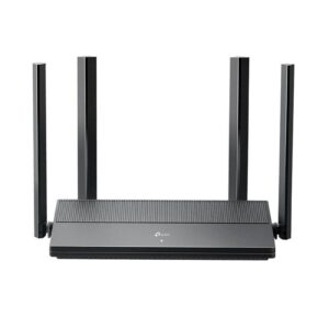 Roteador TP-Link EX141 Dual Band, Gigabit, Wi-fi 6, AX1500, 3 Portas LAN, 4 Antenas Externas Versã