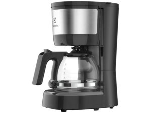 Cafeteira Elétrica Electrolux 15 Xícaras Efficient com Filtro Permanente Removível Cor Inox Preta (ECM10)