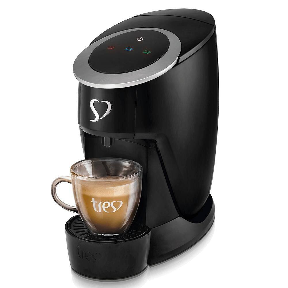Cafeteira Espresso Touch Preta Automática - TRES 3 Corações