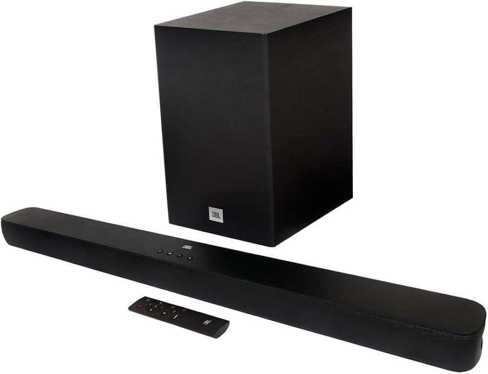 Soundbar JBL Bluetooth, Cinema SB180, 2.1 Canais, Subwoofer de 6,5" Sem Fio 110W RMS