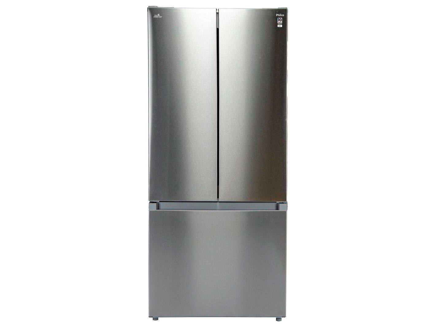 Geladeira Philco Eco Inverter Frost Free French Door 523L PRF53A Inox