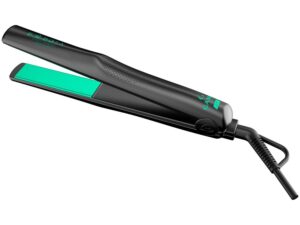 Prancha Gama Babosa Ergostyler Ceramic Íon 210C Cabo Giratório Bivolt Preto/Verde