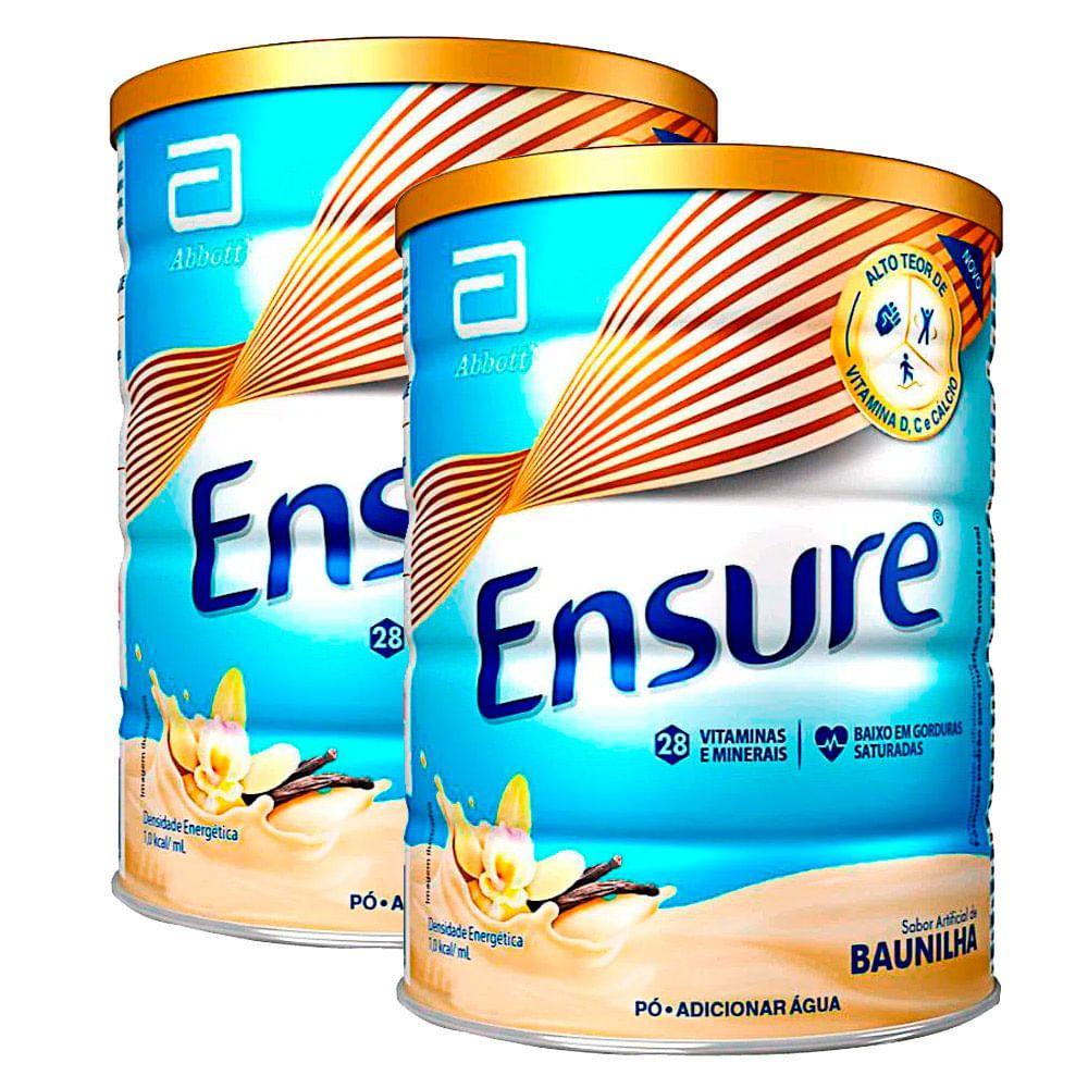 Kit 2 Ensure Baunilha Suplemento Alimentar 850g