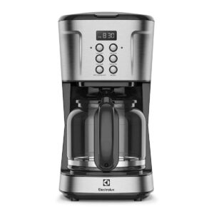 Cafeteira Elétrica Electrolux ECM30 Digital Programável 900W Base Aquecedora Capacidade de 1,5 Litros Inox 127v