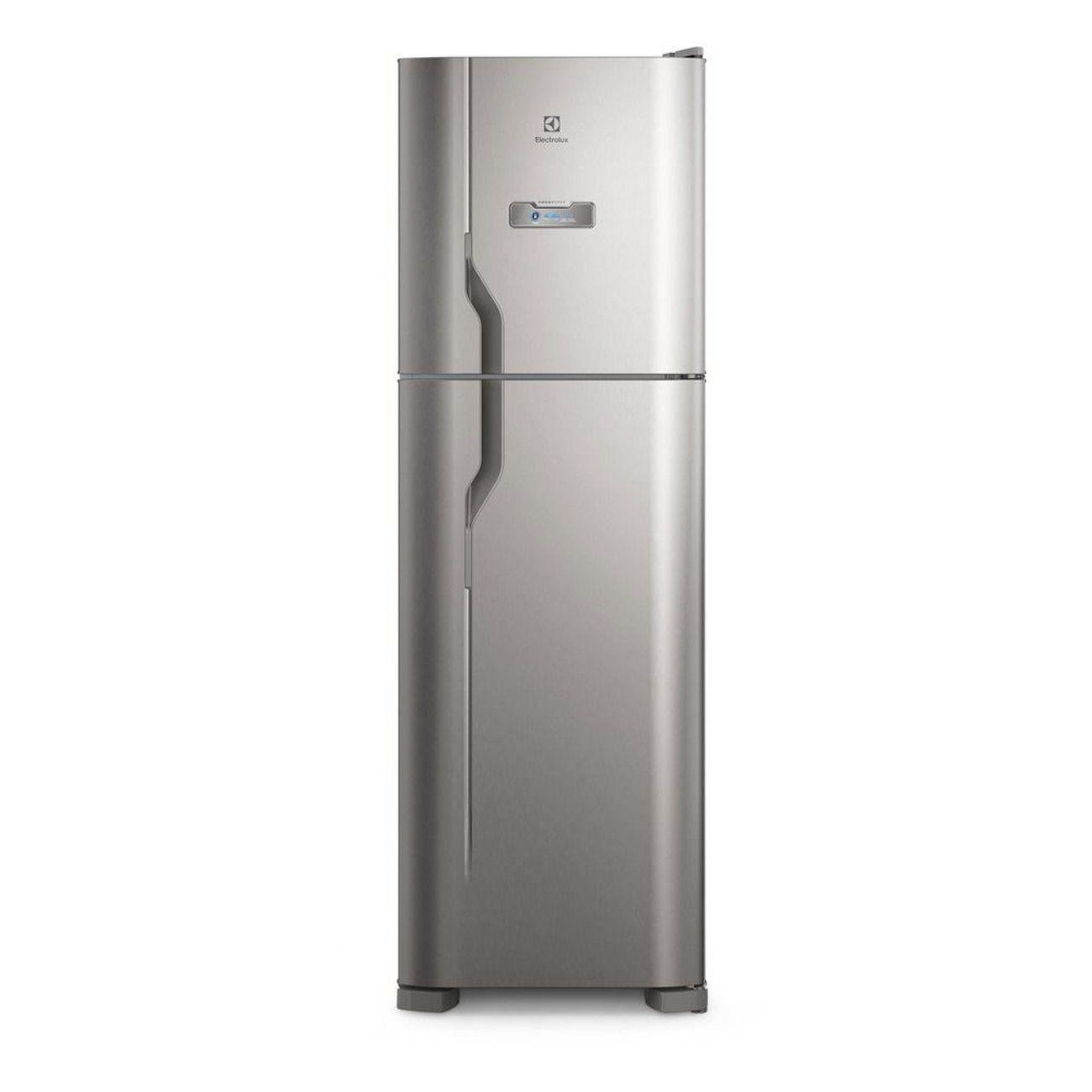 Refrigerador / Geladeira Electrolux DFX44 Frost Free 400L Efficiente Turbo Freezer Duplex Inox