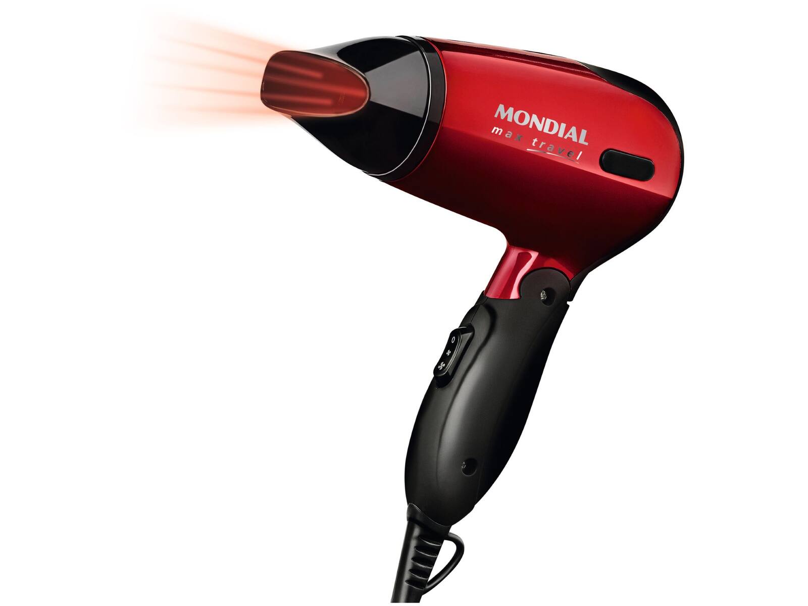 Secador de Cabelo Mondial Max Travel SC-10 Cabo Dobrável 1200W