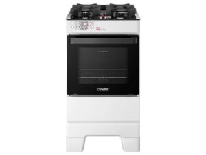 Fogão Ideal Top Bivolt 4 Bocas Automático Mesa de Vidro Esmaltec