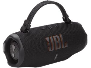 Caixa de Som Portátil JBL Charge 6 - Bluetooth - À Prova Dágua - 30W RMS - Preto - JBLCHARGE6BLKBR