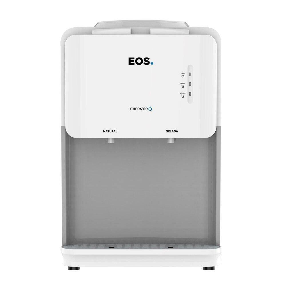 Bebedouro de Mesa para Garrafão EOS Mineralle Compacto com Compressor Branco EBC03B 110V