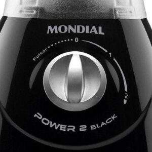 Liquidificador Mondial Power 2I BLACK 370W - L-29 Preto 110 VOLTS