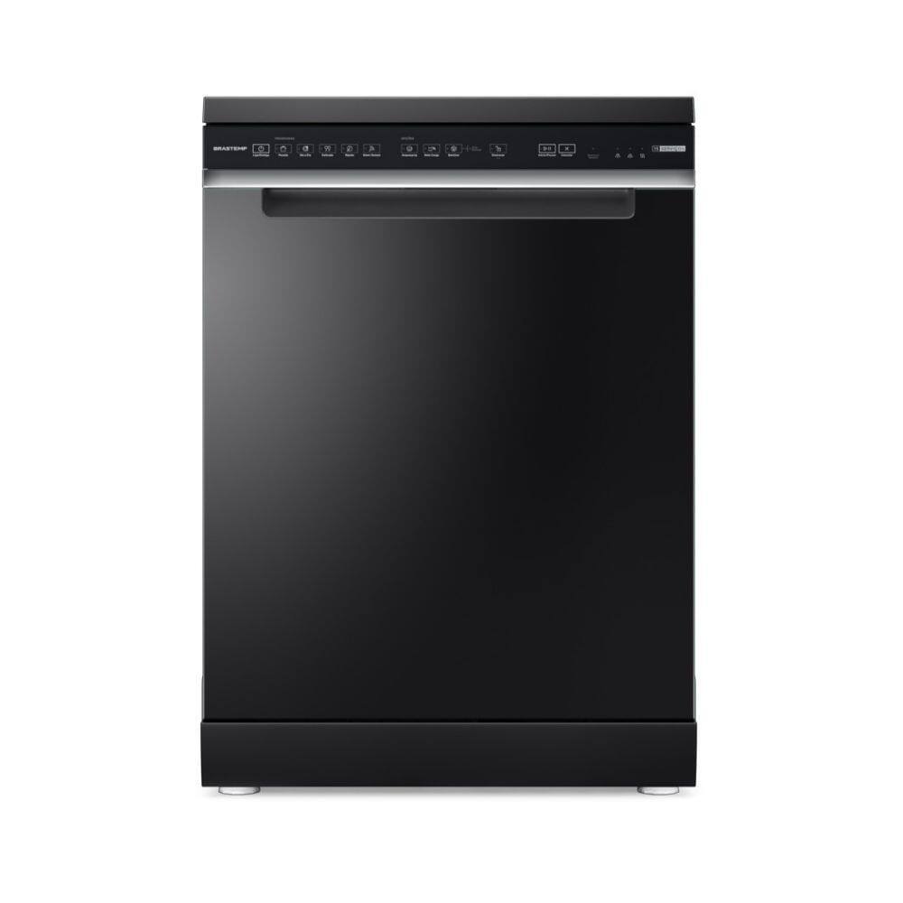Lava-louças Brastemp 15 Serviços Preta com Smart Sensor - BLF61AE