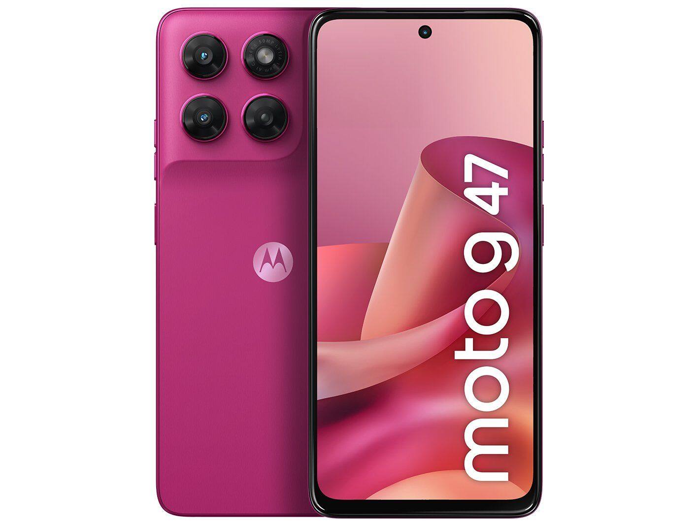 Smartphones Motorola Moto G47 5G 256GB 4GB RAM, 8GB RAM Boost, câmera 50 MP Sony LYTIA 600, Tela 6.7 FHD 120hz, NFC, IP64