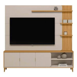 Estante Home Napoli para TV até 70 Polegadas 3 Portas MDP MDF Linea Brasil