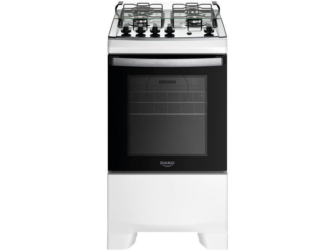 Fogão Supreme 4 Bocas Automático Inox Forno 60L Bivolt Dako