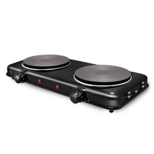 Fogão Elétrico Cooktop Portátil 2 Bocas 2.000W Controle de Temperatura 220V - Elgin