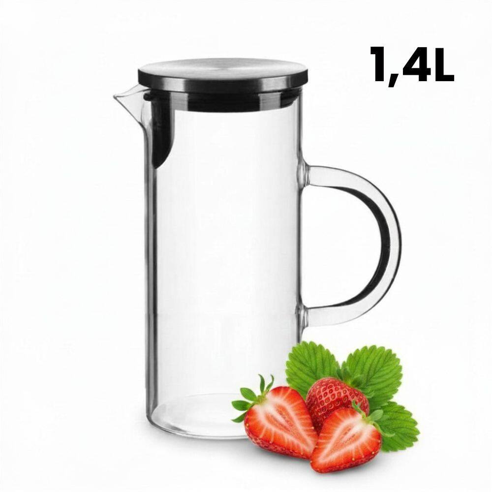 Jarra de Vidro 1,4L Borossilicato Mark Blank Elegance