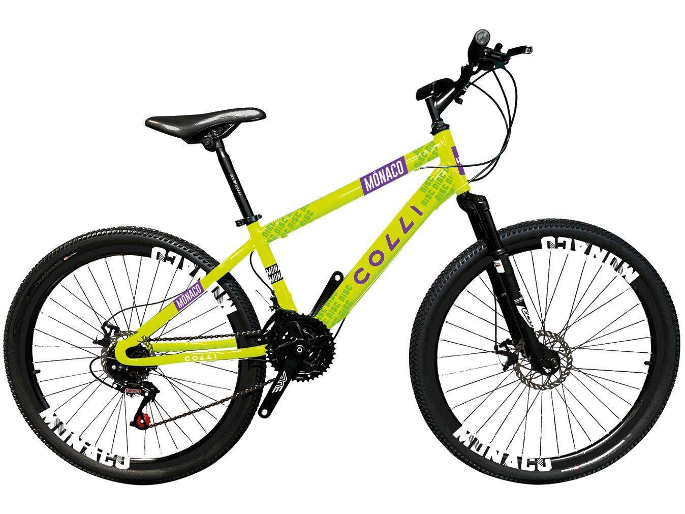 Bicicleta Aro 26 Colli Monaco 21 Marchas Freio a Disco