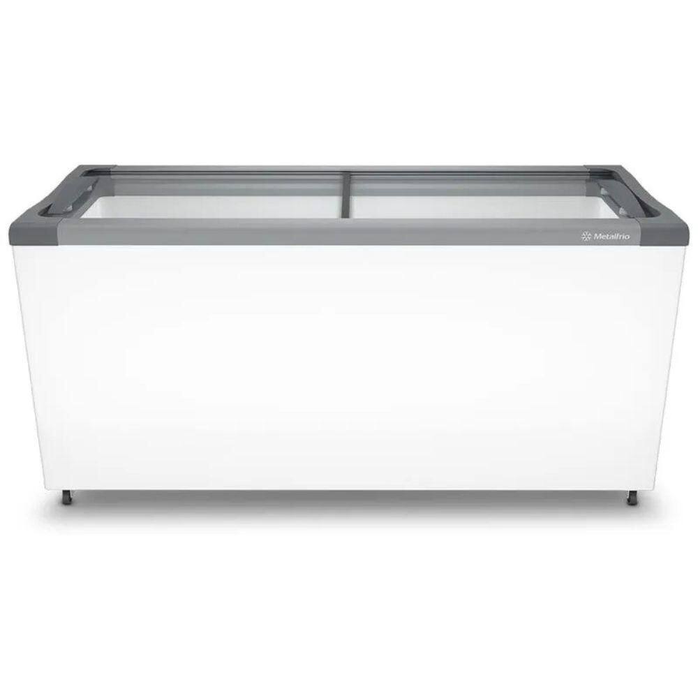 Freezer Horizontal Metalfrio NF55 Degelo Manual 505L Branco 110V
