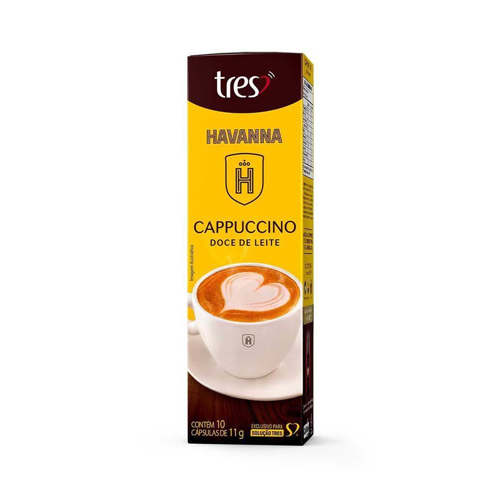 Café Três Corações Cappuccino Doce de Leite Havanna em cápsula 10 unidades