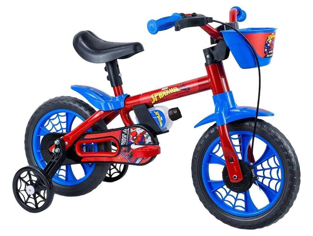 Bicicleta Infantil Aro 12 Spider Man / Homem Aranha - Nathor