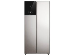 Geladeira Electrolux 431L Frost Free Side By Side AutoSense Inox Look ES40S
