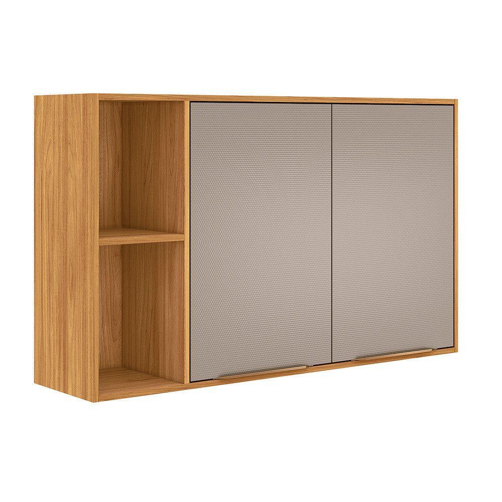 Armário Aéreo 2 Portas 120cm em MDF Plena Demóbile