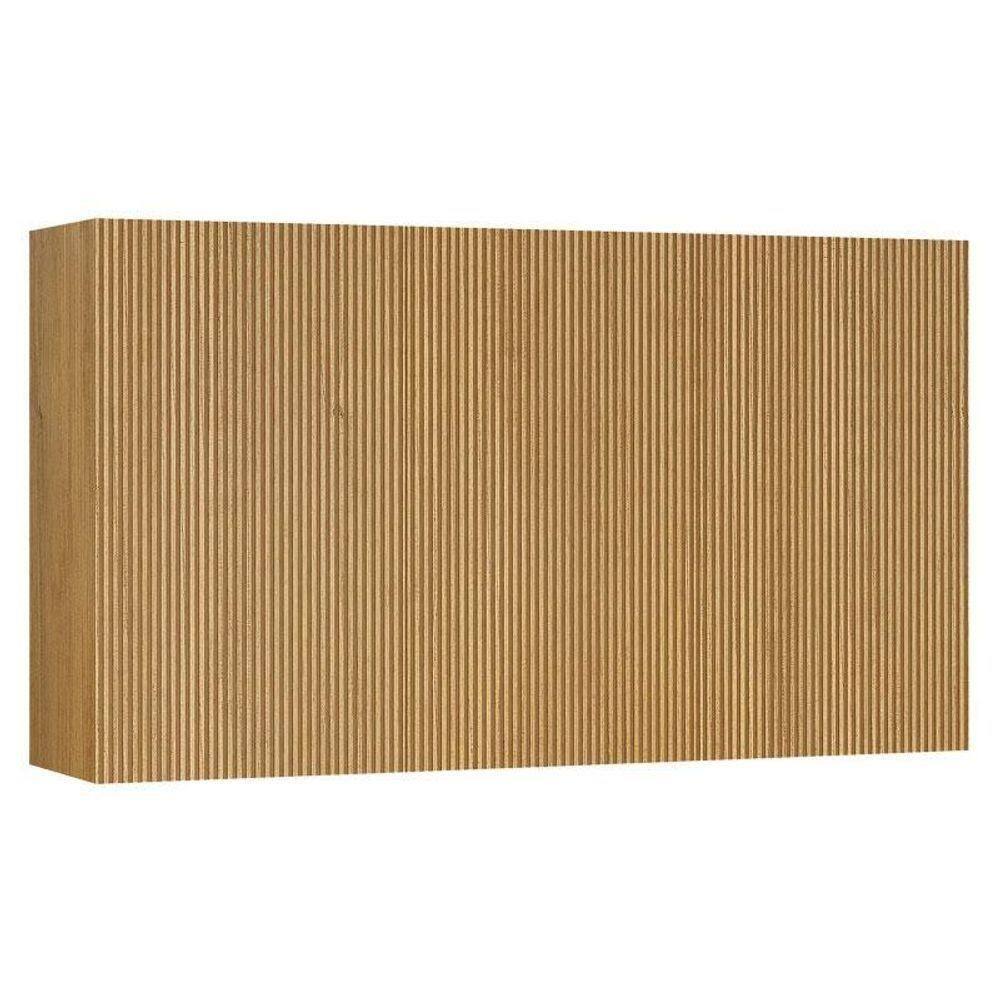 Armário Aéreo Dakota 120CM 3 Portas MDP-MDF Cinamomo Valdemóveis