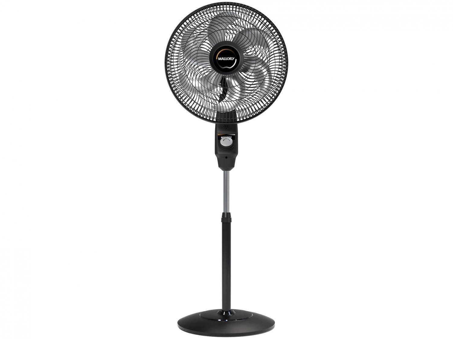 Ventilador de Coluna Mallory EOLO 6 Pás 3 Velocidades, 126W Altura Ajustável 1,12-1,30m - Frescor Potente e Prático