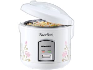 Panela Elétrica de Arroz 5 Xícaras Mondial Bianca Rice NPE-05 Branca