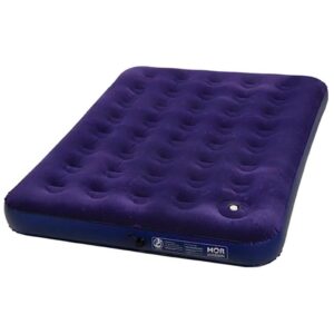 Colchão Inflável Casal Multiuso Camping Mor R9072 Inflador Fole Embutido 160Kg