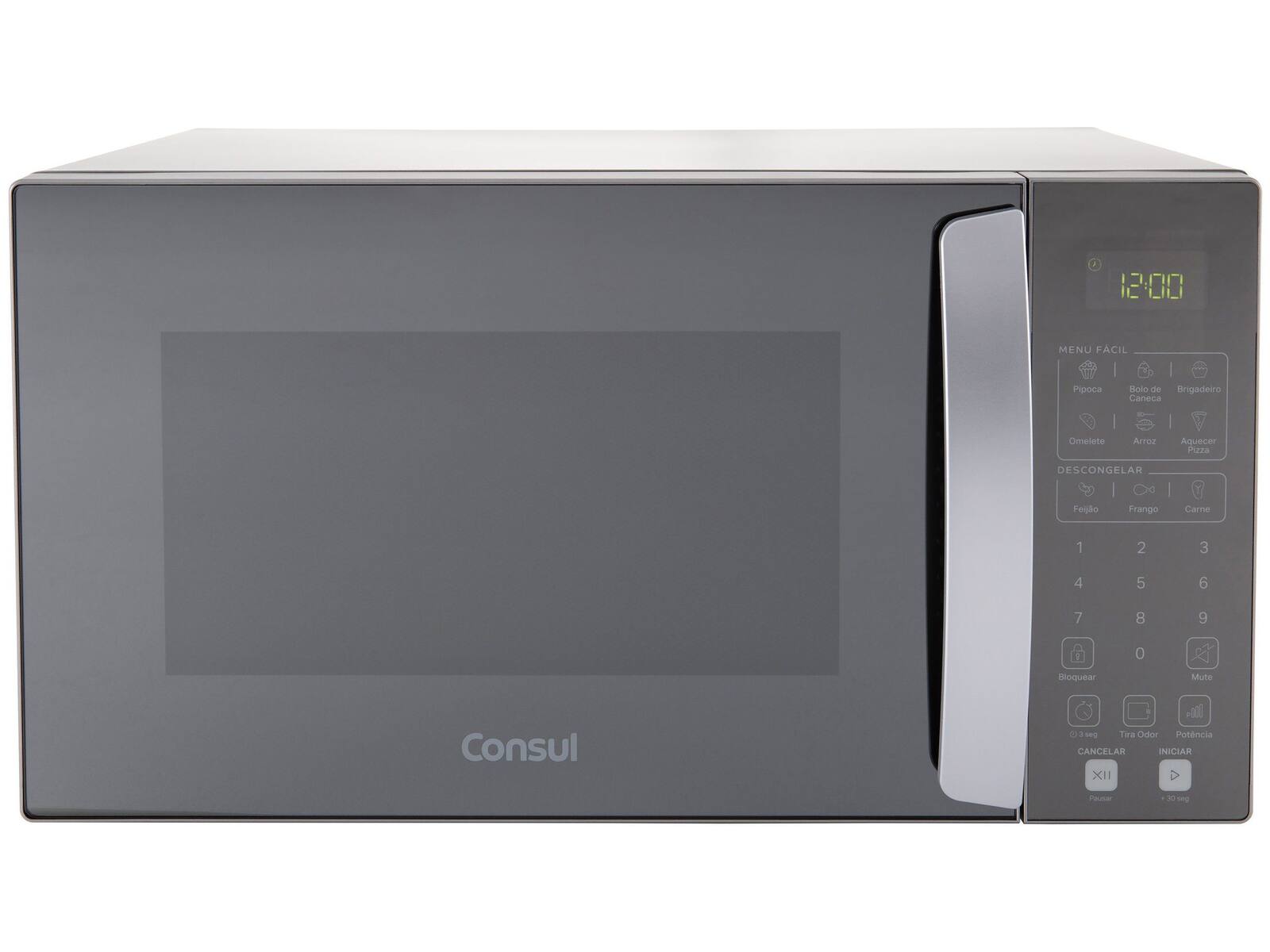 Micro-Ondas de Bancada Consul 32L 900W Espelhado Receitas Rápidas