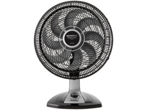 Ventilador De Mesa Mondial Super Turbo 8 Pás 140W 40Cm Preto e Prata VTX-40-8P - 127V