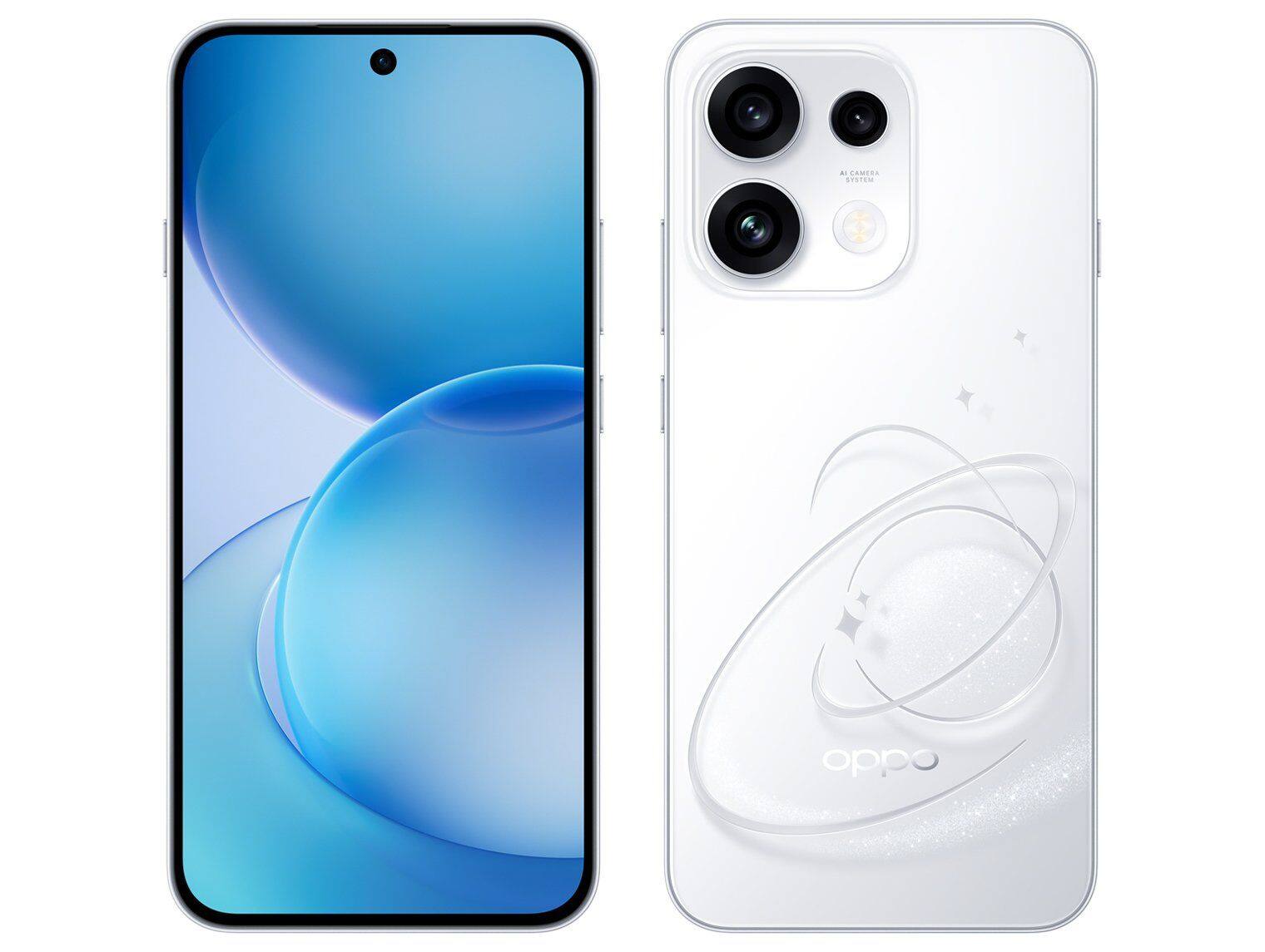Smartphone OPPO Reno16 F 256GB 5G 8GB RAM Branco Aura 6,57" Câm. Tripla + Selfie 50MP
