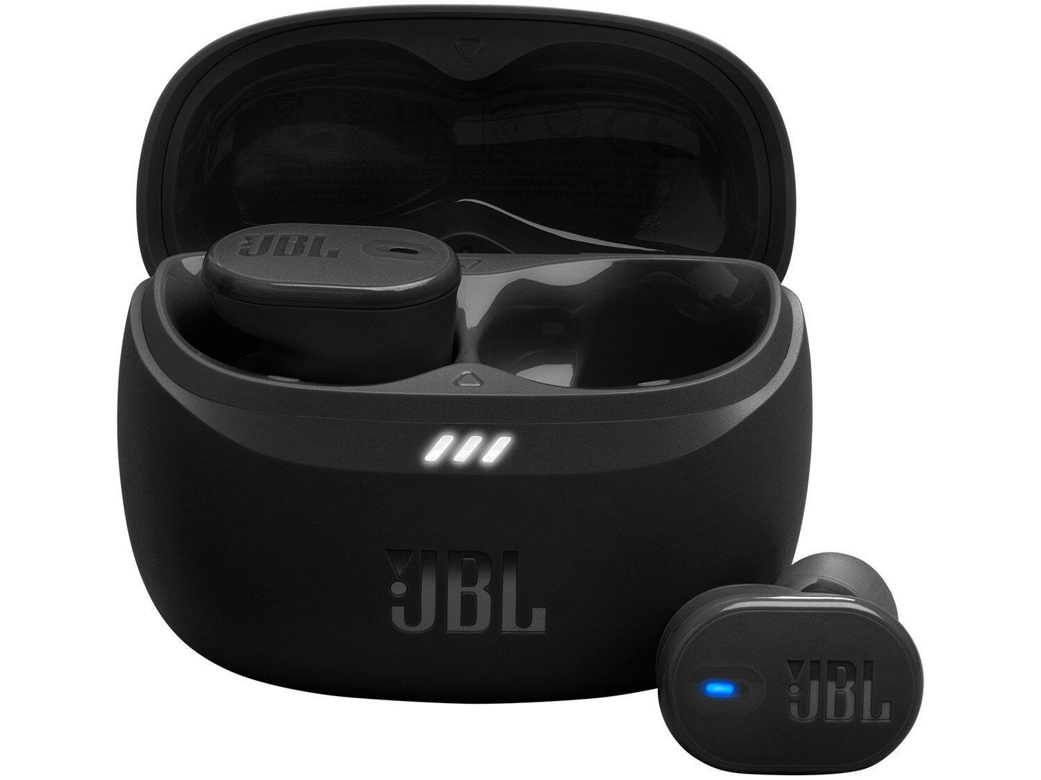 Fone de Ouvido sem Fio JBL Tune Buds 2 Headphone Preto Até 48 horas de Bateria, IP54