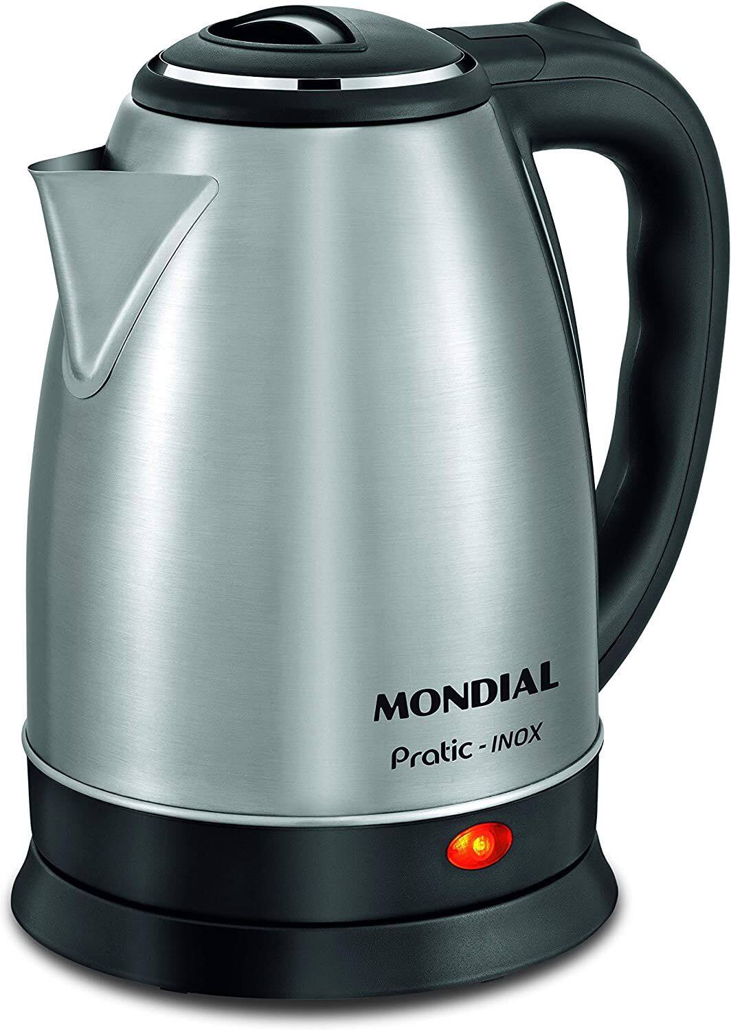 Chaleira Elétrica Pratic Inox, 2L, 127V, Mondial - CE-06