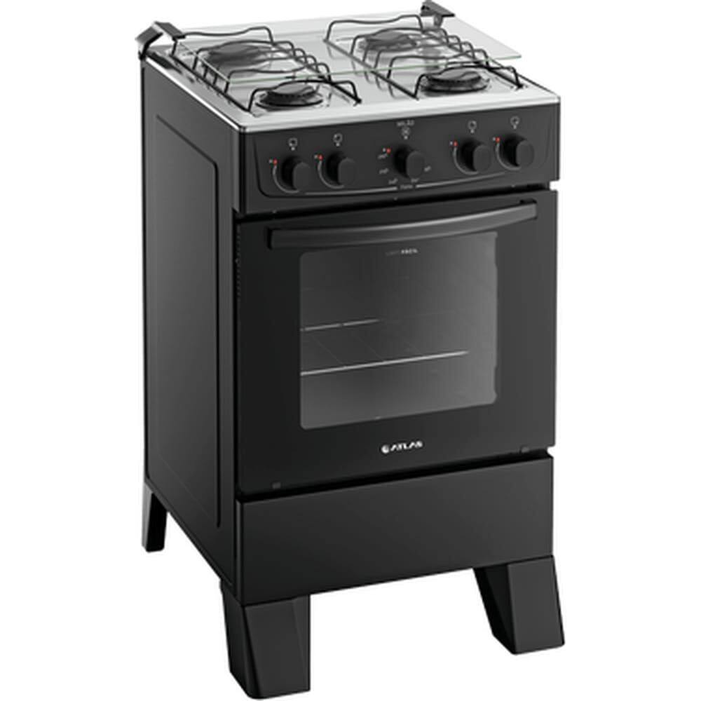 Fogão Atlas 4 Bocas milão com Mesa Inox e Acendimento Manual