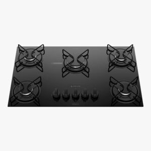 Cooktop gás 5 Bocas Atlas Mônaco Preto
