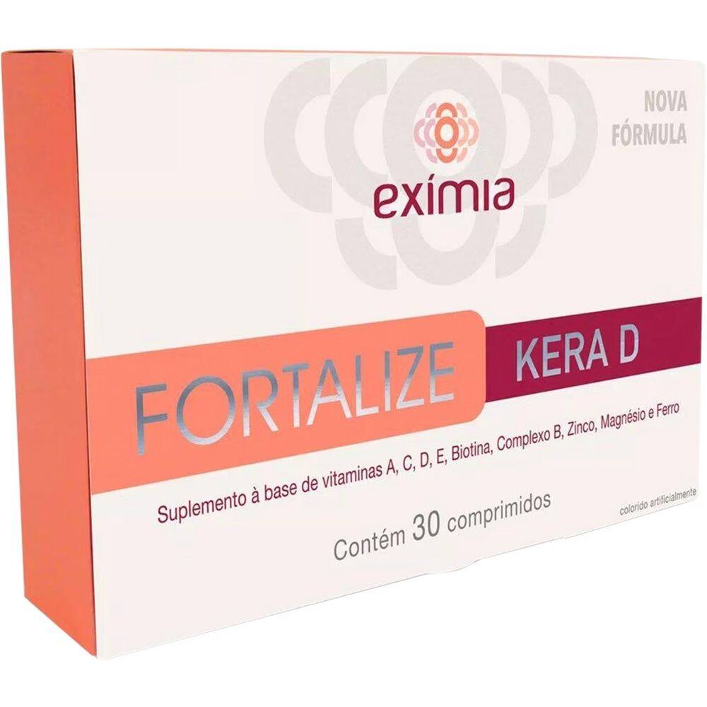 Exímia Fortalize Kera D Suplemento Vitamínico 30 CP FQM Melora