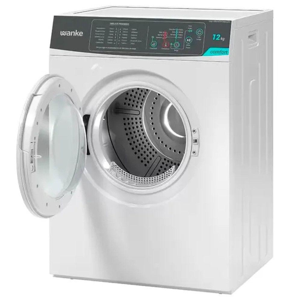 Secadora Wanke Comfort 12kg Função Passa Fácil 12 Programas